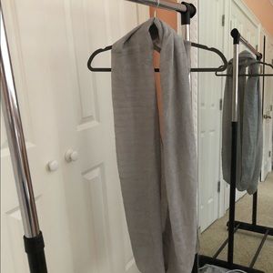 Grey infinity scarf